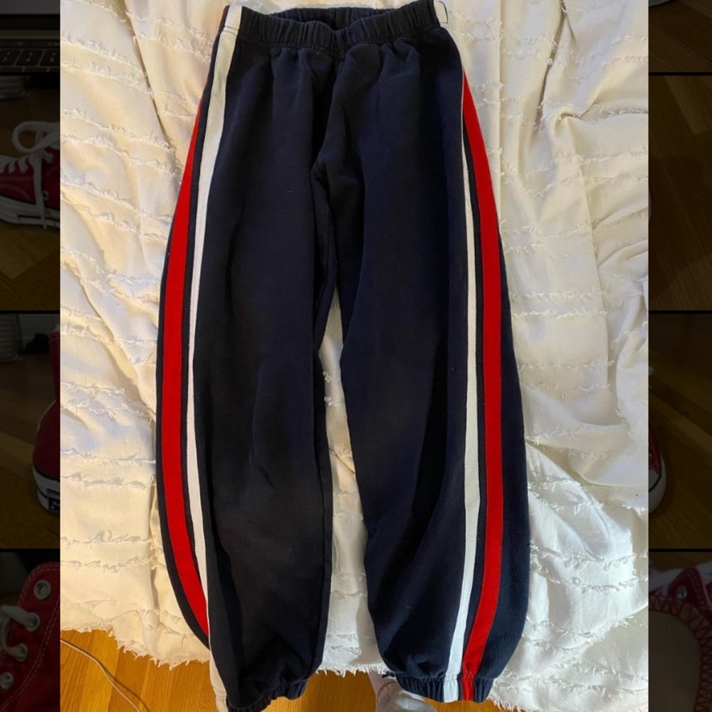 Brandy Melville stipe sweatpants
